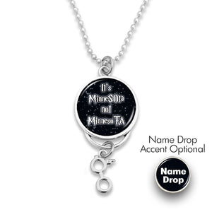 Minnesota State Pride ''It's Not Rearview Mirror Charm'' Necklace
