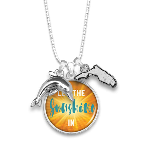 Florida State Pride ''Let The Sunshine In'' Necklace