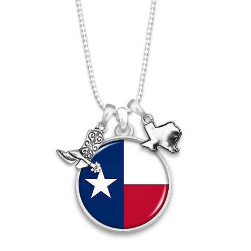 Texas State Pride ''Flag'' Necklace