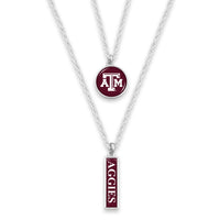 Texas A&M Aggies Double Layer Necklace