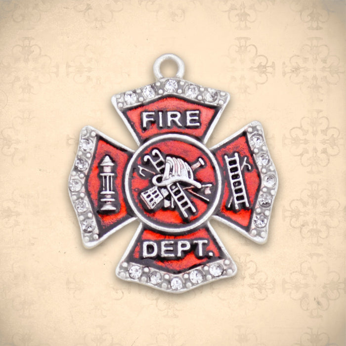 Occupations- Crystal Firefighter Charm