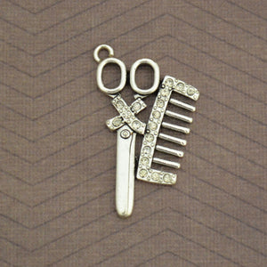 Occupations- Crystal Hairdresser Charm