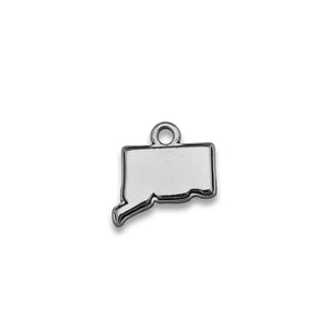 Accent States Connecticut Map Charm