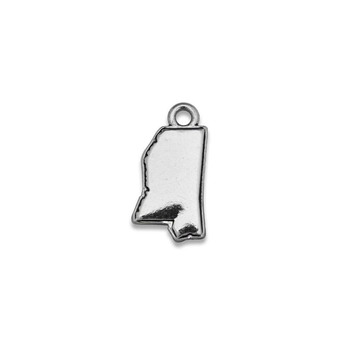 Accent States Mississippi Map Charm