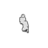 Accent States New Jersey Map Charm