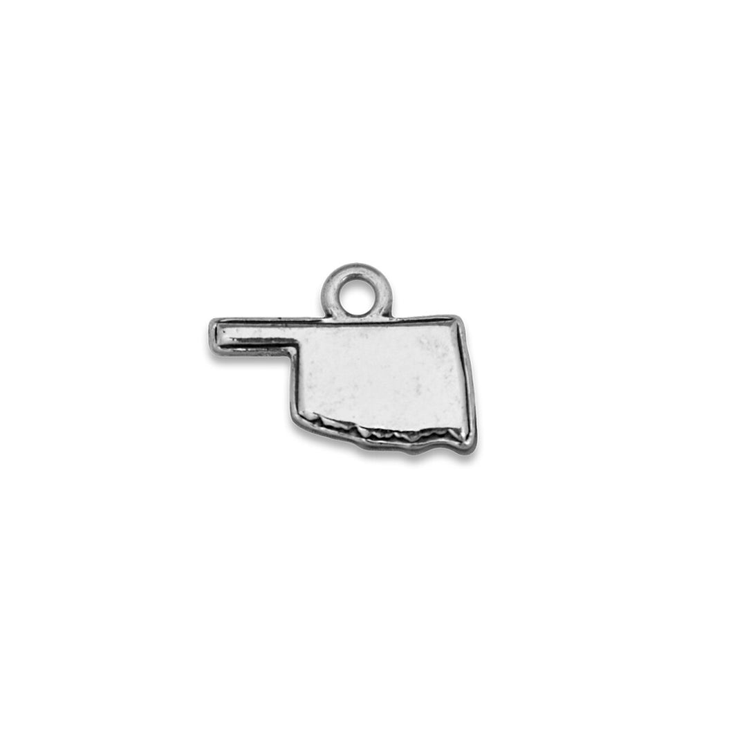 Accent States Oklahoma Map Charm