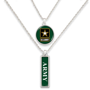U.S. Army Double Down Necklace