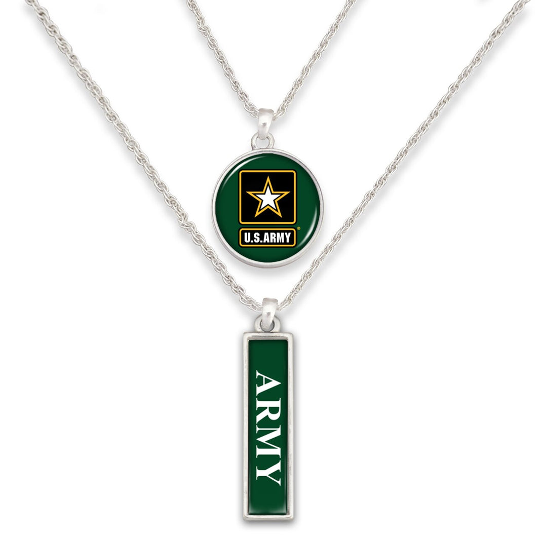 U.S. Army Double Down Necklace
