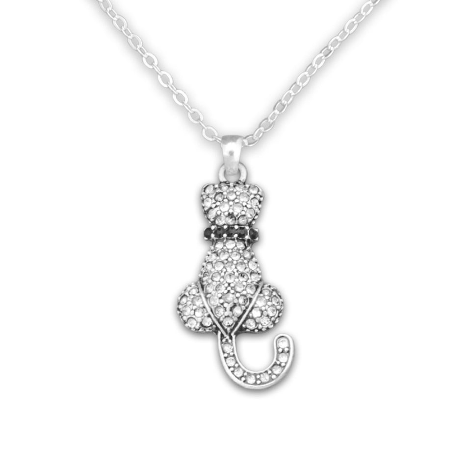 Pet Lover- Cat Crystal Necklace
