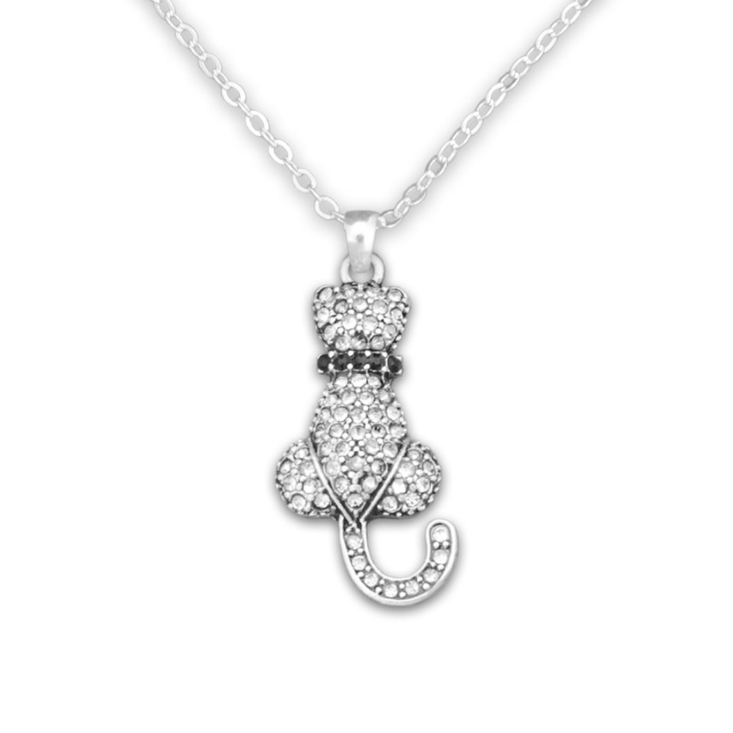 Pet Lover- Cat Crystal Necklace