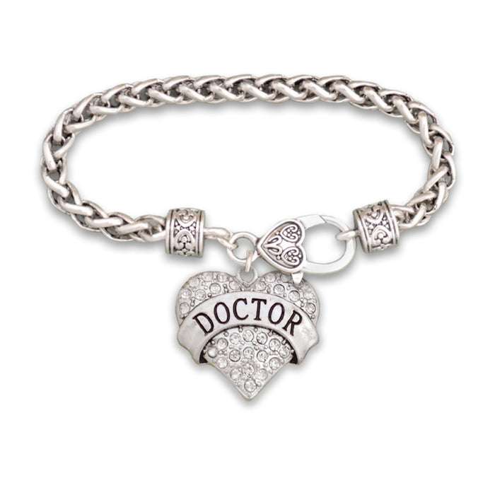 Crystal Doctor Heart Bracelet