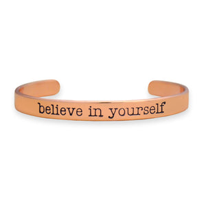 Believe In Yourself Off the Cuff Collection Bangle Bracelet