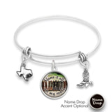 Texas State Pride ''Wire Bangle Blame It All On My Roots'' Bracelet