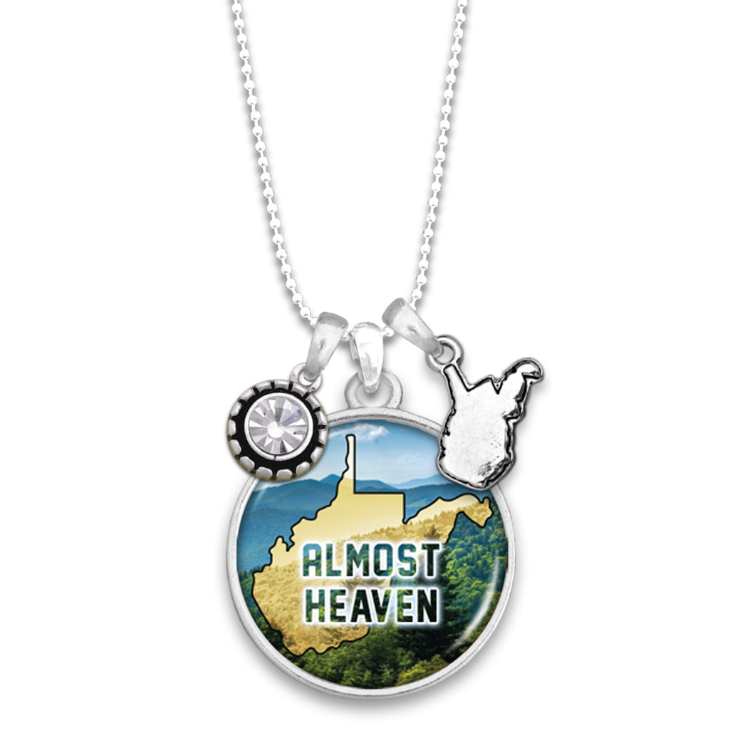 West Virginia State Pride ''Almost Heaven'' Necklace