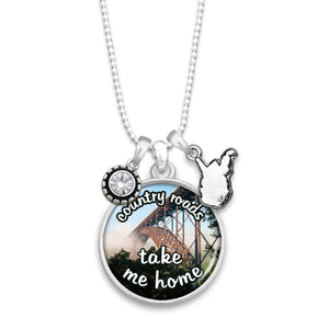 West Virginia State Pride ''Country Roads'' Necklace