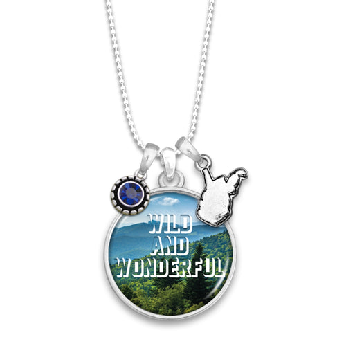West Virginia State Pride ''Wild and Wonderful'' Necklace