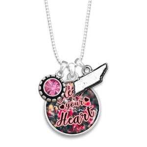 Tennessee State Pride ''Bless Your Heart'' Necklace