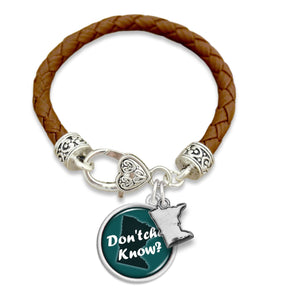 Texas State Pride ''Leather Forever'' Bracelet
