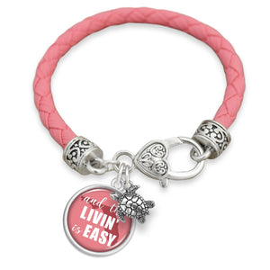Florida State Pride ''Leather And The Livin' Is Easy'' Bracelet