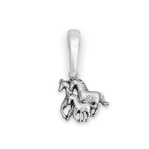 Charming Choices Charm Three Horses for Bracelets & Necklaces