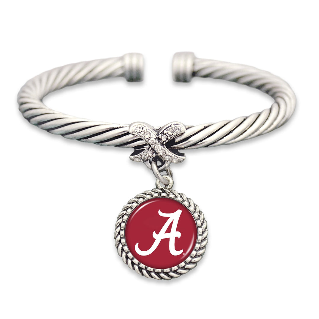 Alabama Crimson Tide Bangle Cuff Bracelet