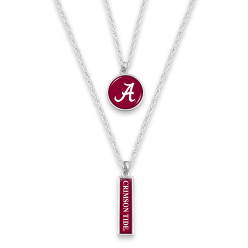 Alabama Crimson Tide Double Layer Necklace
