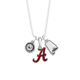 Alabama Crimson Tide Home Sweet School Necklace