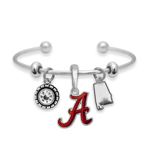 Alabama Crimson Tide Home Sweet School Bracelet