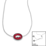 Arkansas Razorbacks Adjustable Slider Bead Necklace