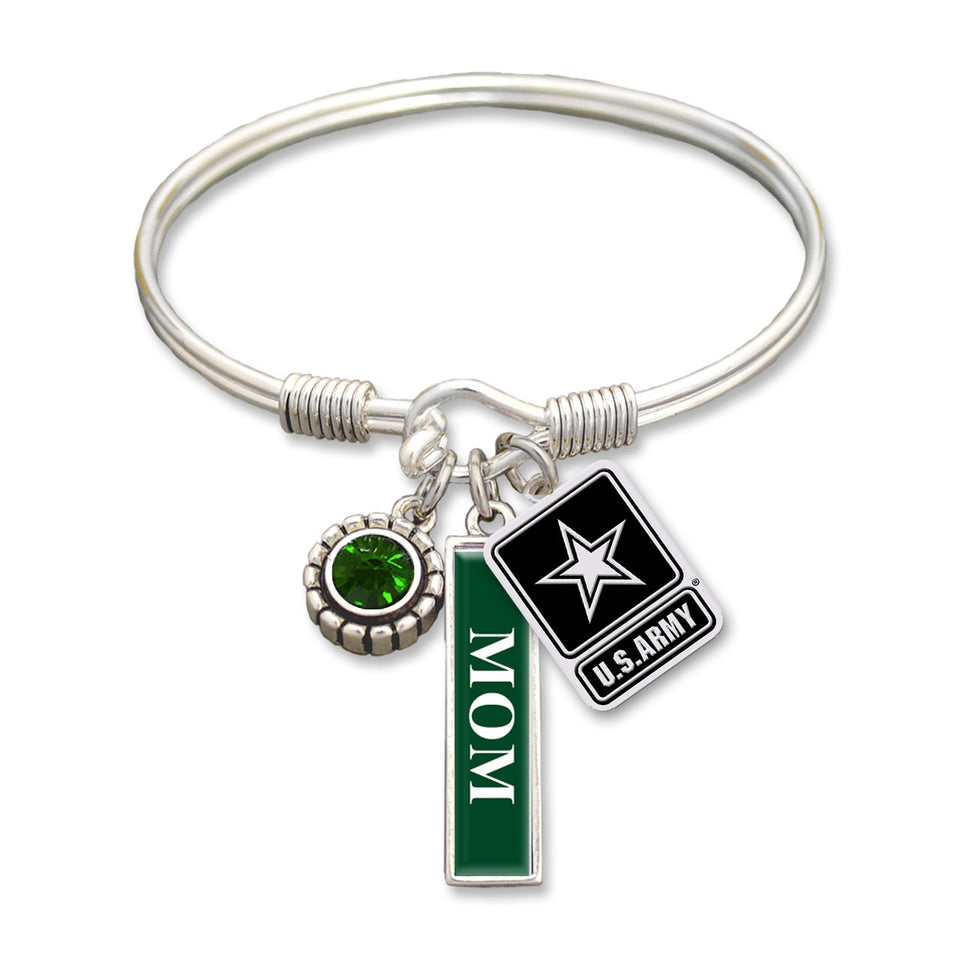 U.S. Army Triple Charm Bracelet for Mom