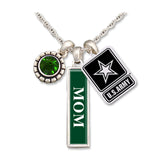 U.S. Army Triple Charm Necklace for Mom