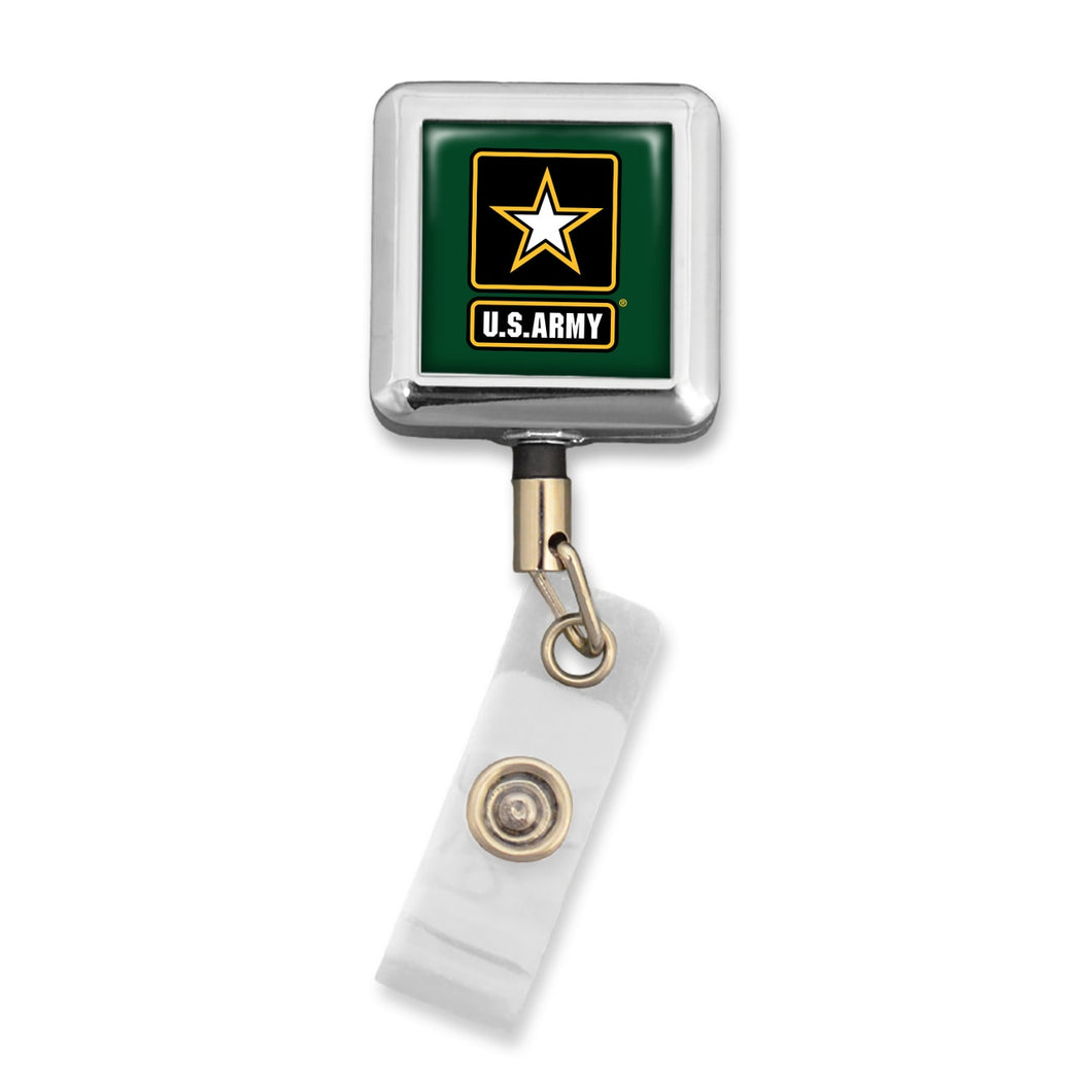 U.S. Army Square Logo Belt Clip Badge Holder