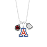 Arizona Wildcats Home Sweet School Necklace