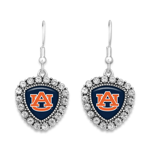 Auburn Tigers Brooke Crystal Earrings