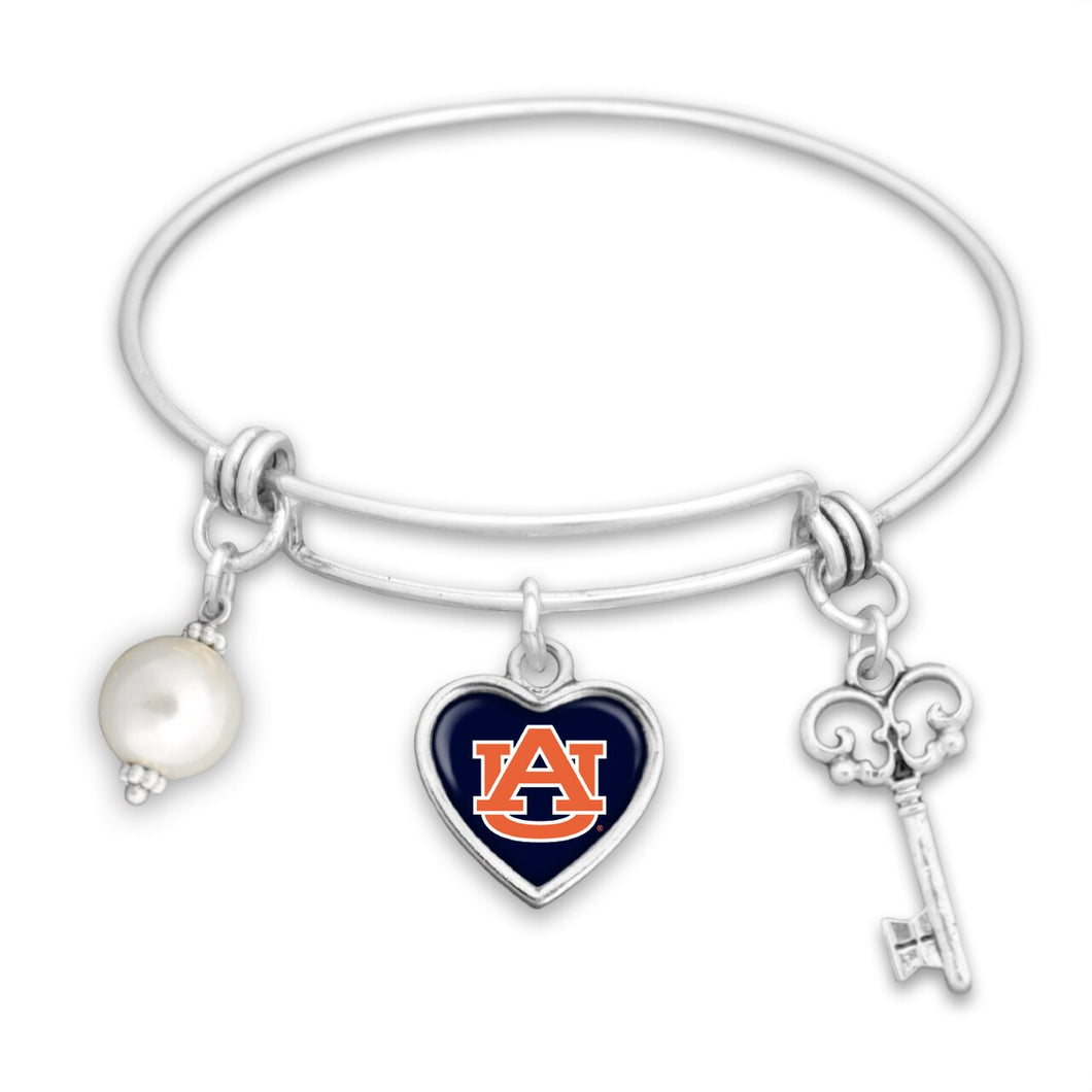 Auburn Tigers Pearl Bracelet