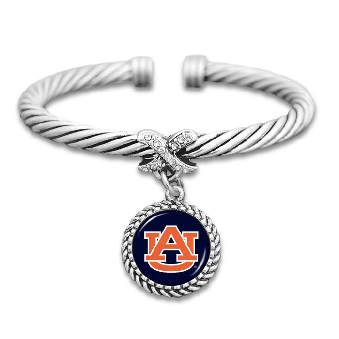 Auburn Tigers Bangle Cuff  Bracelet