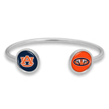 Auburn Tigers Duo Dome Cuff Bracelet
