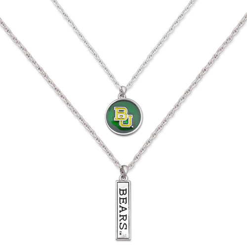 Baylor Bears Double Down Necklace