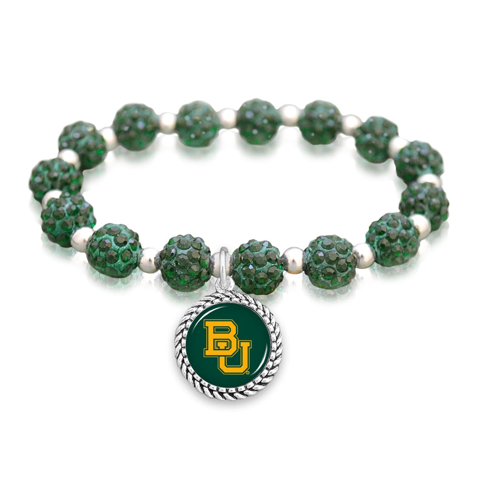 Baylor Bears Team Color Sparkle Stretchy Bracelet