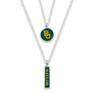 Baylor Bears Double Layer Necklace