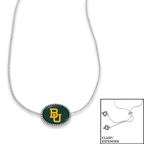 Baylor Bears Adjustable Slider Bead Necklace