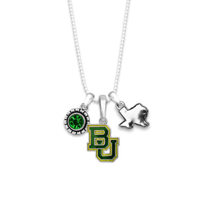 Baylor Bears Home Sweet School Necklace