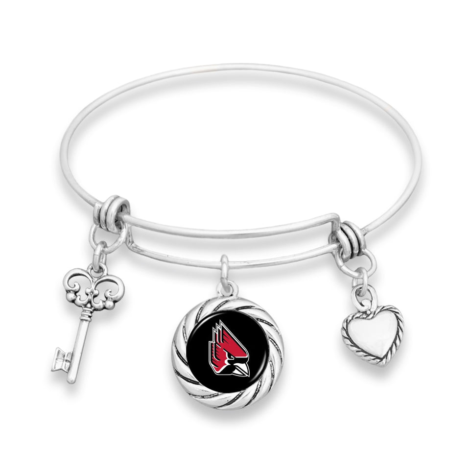 Ball State Cardinals Twisted Rope Bracelet