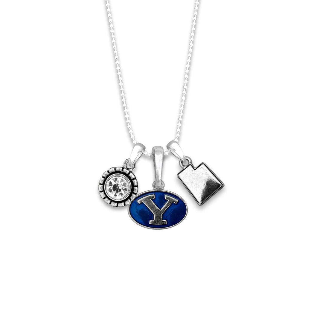 BYU Cougars Home Sweet School Necklace