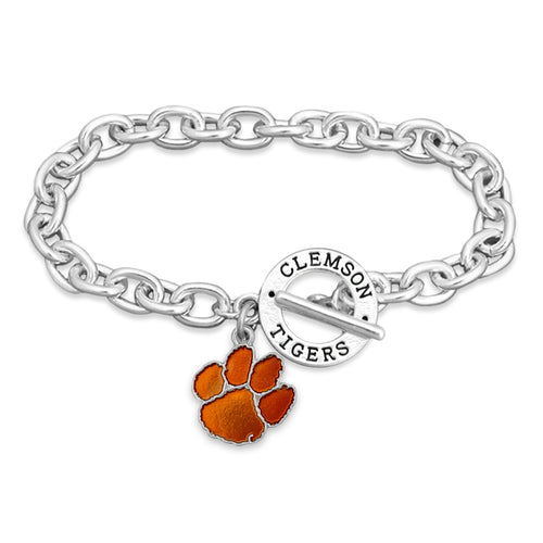 Clemson Tigers Bracelet- Audrey Toggle