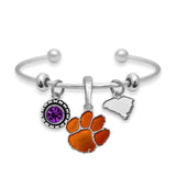 Clemson Tigers Home Sweet School Bracelet