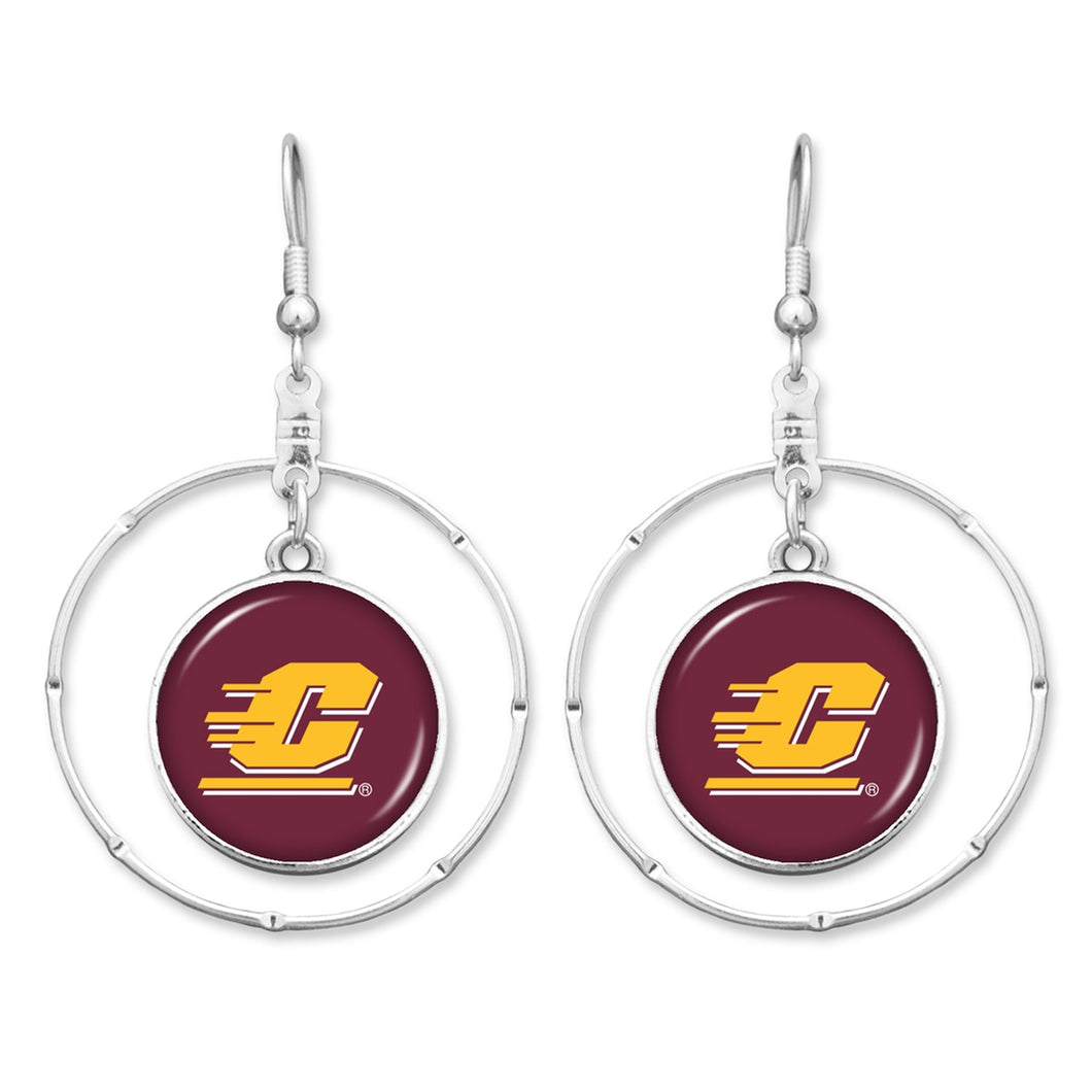 Central Michigan Chippewas Campus Chic Earrings