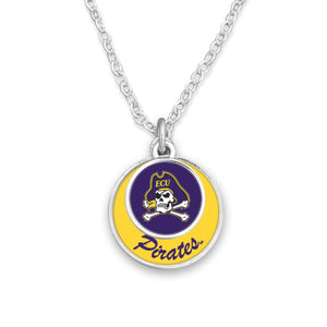 East Carolina Pirates Stacked Disk Necklace
