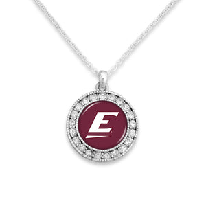 Eastern Kentucky Colonels Kenzie Round Crystal Charm Necklace
