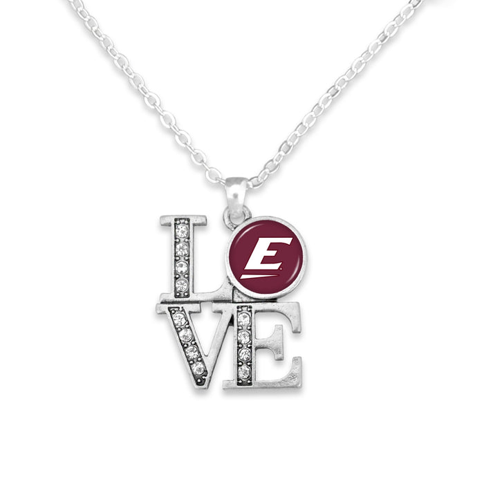 Eastern Kentucky Colonels LOVE Necklace